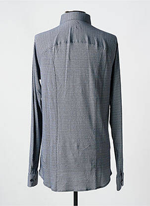 Chemise manches longues manches longues bleu DESOTO homme