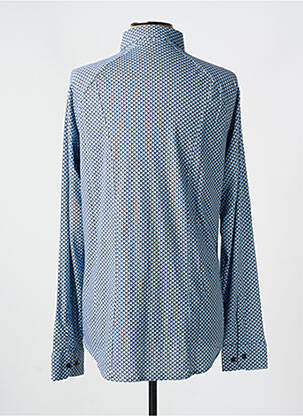 Chemise manches longues manches longues bleu DESOTO homme