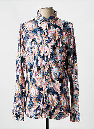 Chemise manches longues manches longues bleu DESOTO homme