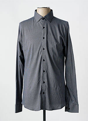 Chemise manches longues manches longues noir DESOTO homme