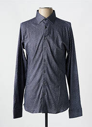 Chemise manches longues imprimé fantaisie gris DESOTO homme