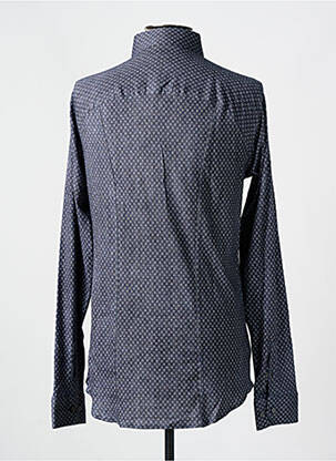 Chemise manches longues imprimé fantaisie gris DESOTO homme
