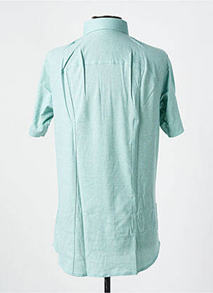 Chemise manches courtes imprimé fantaisie vert DESOTO homme