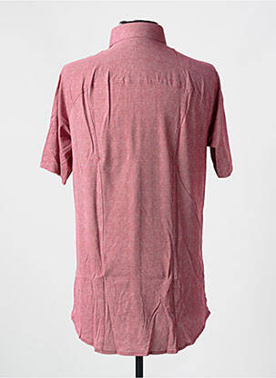 Chemise manches courtes imprimé fantaisie rouge DESOTO homme