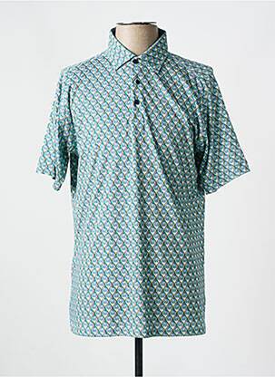 T-shirt coupe droite manches courtes vert DESOTO homme