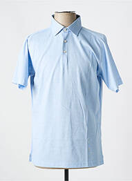 T-shirt coupe droite manches courtes bleu DESOTO homme