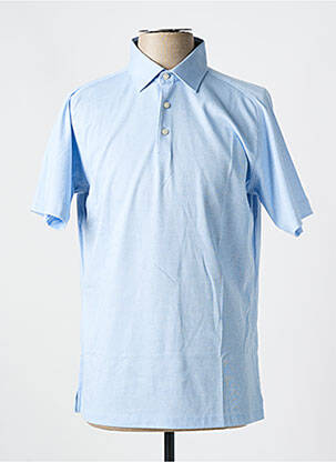 T-shirt coupe droite manches courtes bleu DESOTO homme