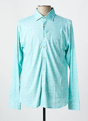Chemise manches longues manches longues vert DESOTO homme