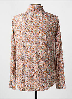 Chemise manches longues manches longues marron DESOTO homme