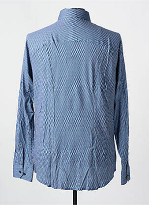 Chemise manches longues manches longues bleu DESOTO homme