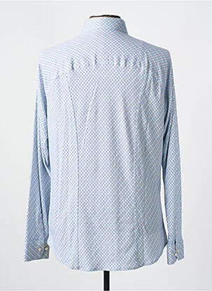 Chemise manches longues manches longues bleu DESOTO homme