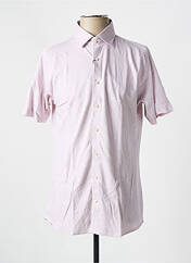 Chemise manches courtes rose DESOTO pour homme seconde vue