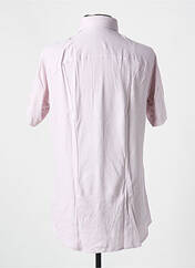 Chemise manches courtes rose DESOTO pour homme seconde vue