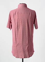 Chemise manches courtes rouge DESOTO pour homme seconde vue