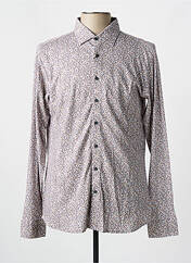 Chemise manches longues beige DESOTO pour homme seconde vue