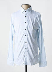Chemise manches longues bleu DESOTO pour homme seconde vue