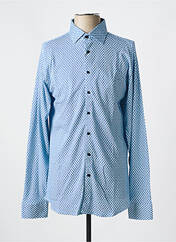 Chemise manches longues bleu DESOTO pour homme seconde vue