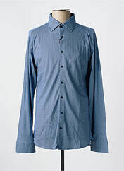 Chemise manches longues bleu DESOTO pour homme seconde vue