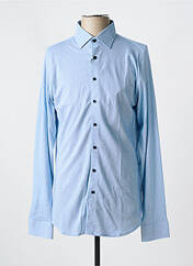 Chemise manches longues bleu DESOTO pour homme seconde vue
