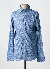 Chemise manches longues bleu DESOTO pour homme seconde vue