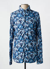 Chemise manches longues bleu DESOTO pour homme seconde vue