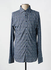 Chemise manches longues bleu DESOTO pour homme seconde vue