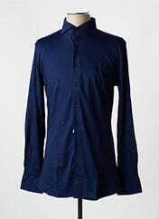Chemise manches longues bleu DESOTO pour homme seconde vue