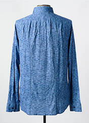 Chemise manches longues bleu DESOTO pour homme seconde vue