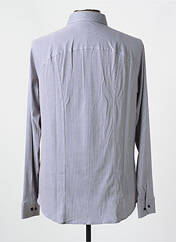 Chemise manches longues bleu DESOTO pour homme seconde vue