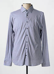 Chemise manches longues bleu DESOTO pour homme seconde vue