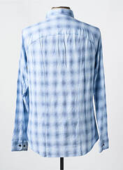 Chemise manches longues bleu DESOTO pour homme seconde vue