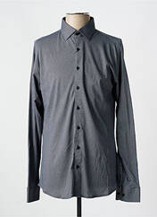Chemise manches longues noir DESOTO pour homme seconde vue