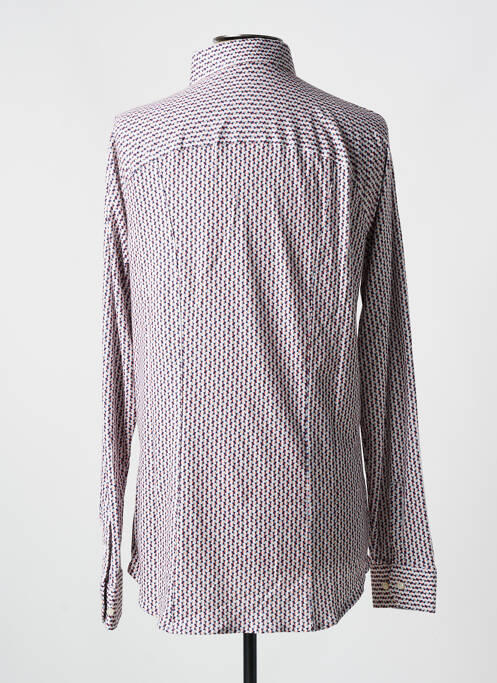 Chemise manches longues imprimé fantaisie violet DESOTO homme