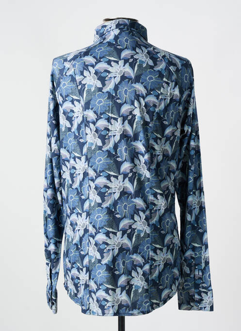 Chemise manches longues imprimé fantaisie bleu clair DESOTO homme