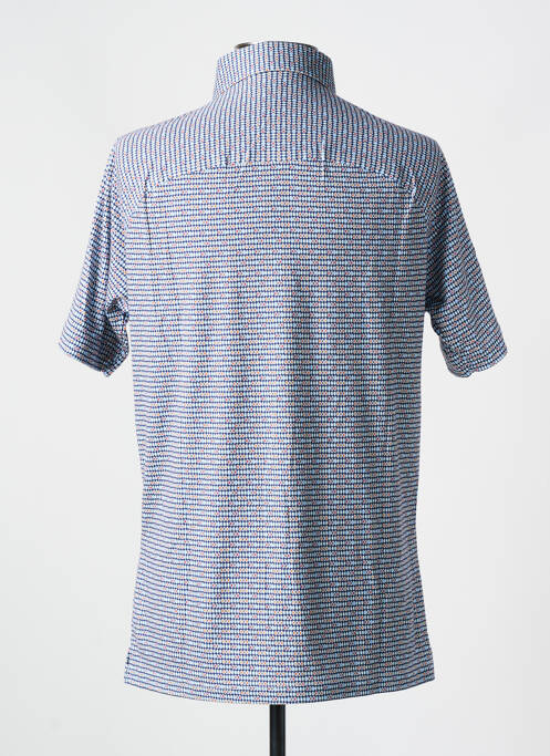 Polo coupe cintrée manches courtes bleu DESOTO homme