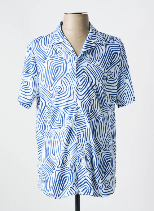 Chemise manches courtes bleu clair DESOTO pour homme