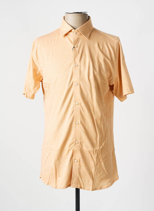 Chemise manches courtes orange DESOTO pour homme
