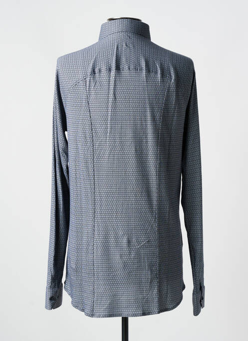 Chemise manches longues bleu DESOTO pour homme