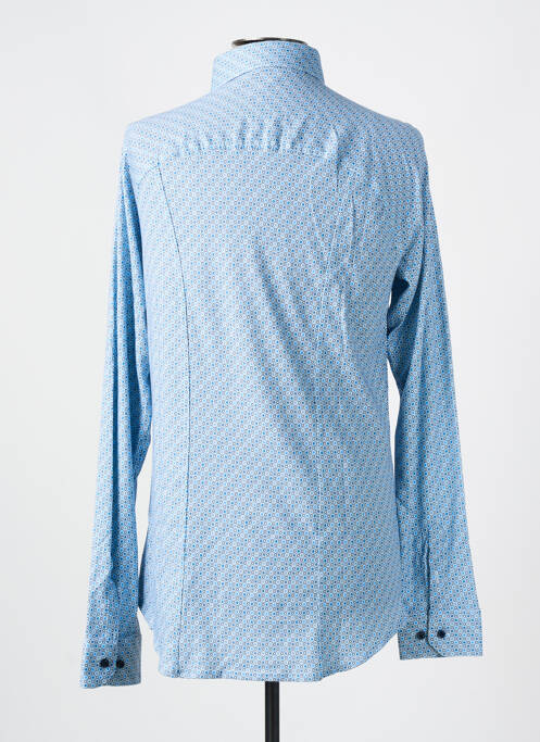 Chemise manches longues bleu DESOTO pour homme