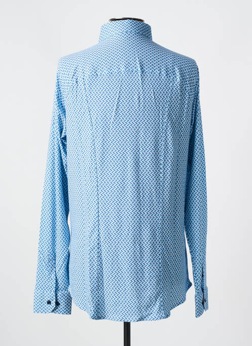 Chemise manches longues bleu DESOTO pour homme