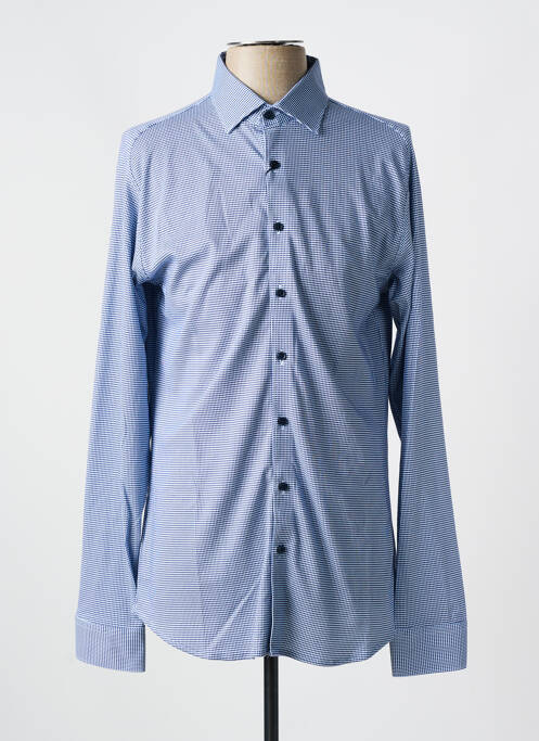 Chemise manches longues bleu DESOTO pour homme