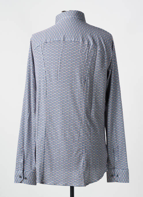 Chemise manches longues bleu DESOTO pour homme