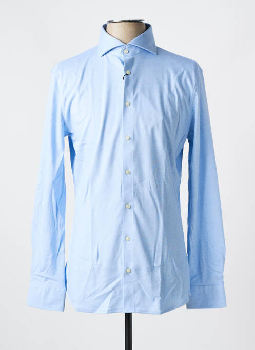 Chemise manches longues bleu DESOTO pour homme