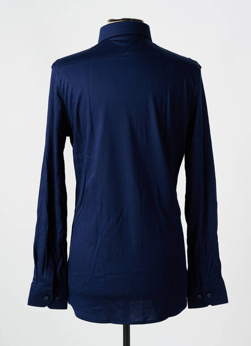 Chemise manches longues bleu DESOTO pour homme