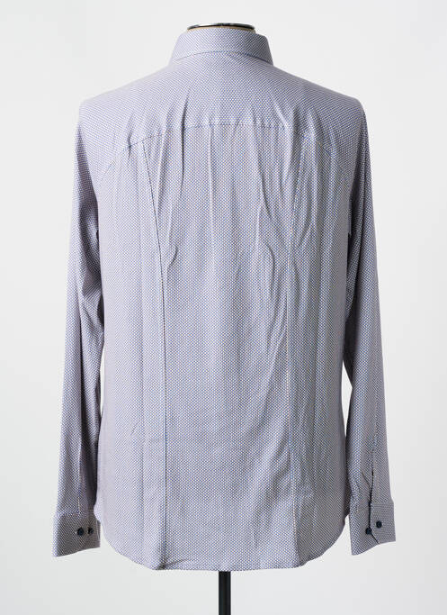 Chemise manches longues bleu DESOTO pour homme