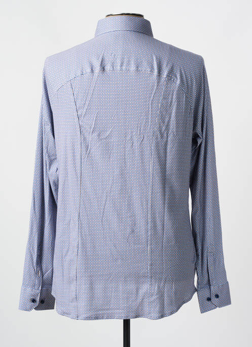 Chemise manches longues bleu DESOTO pour homme