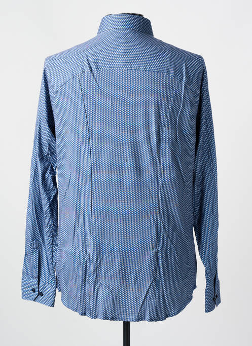 Chemise manches longues bleu DESOTO pour homme