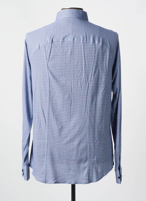 Chemise manches longues bleu DESOTO pour homme