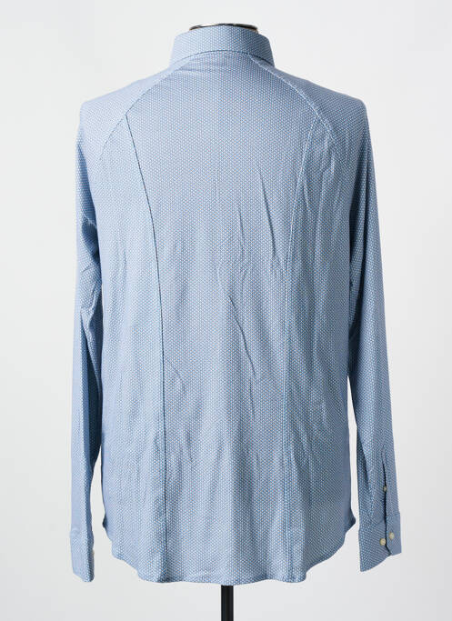 Chemise manches longues bleu DESOTO pour homme