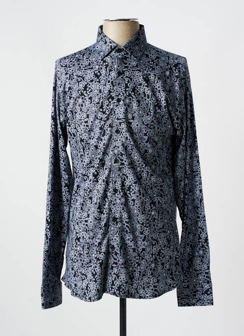 Chemise manches longues noir DESOTO pour homme